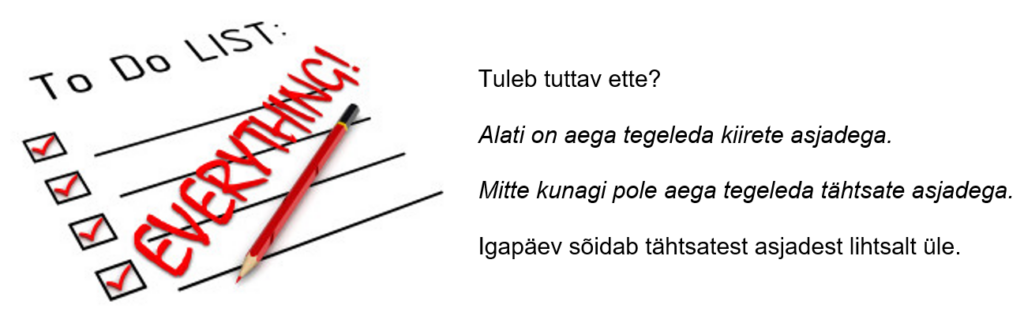 To Do List küsimustega